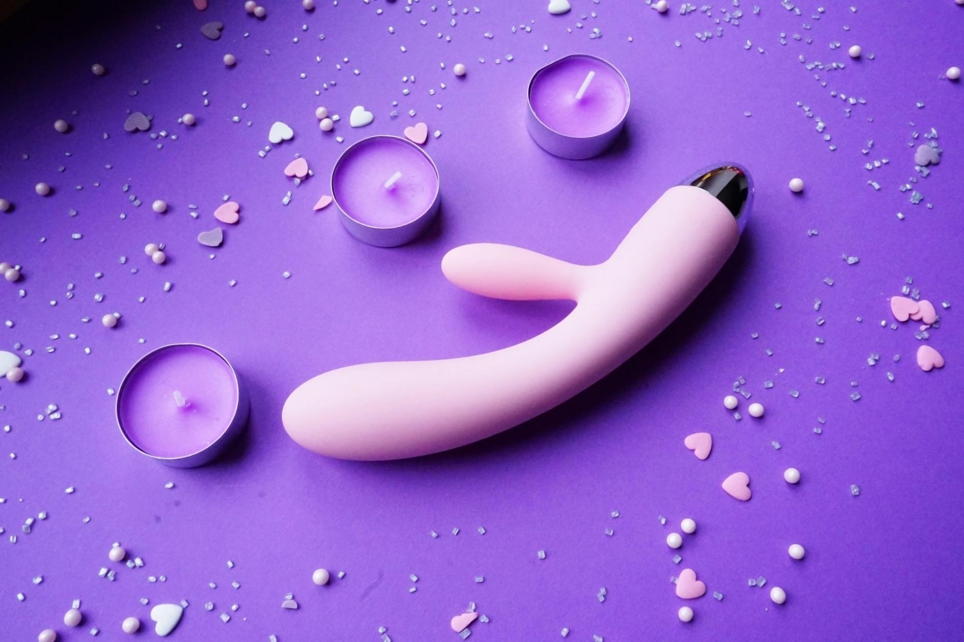 Yellow lemon vibrator on a bright surface symbolizing fresh starts and renewed intimacy
